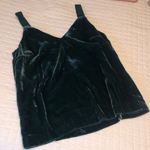 J.Crew Drapey Velvet Camisole Top